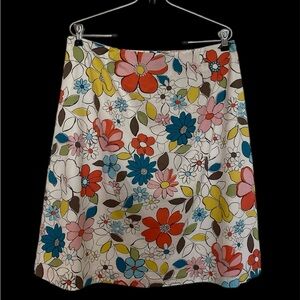 Boden A-Line Women’s Skirt, 14R Floral